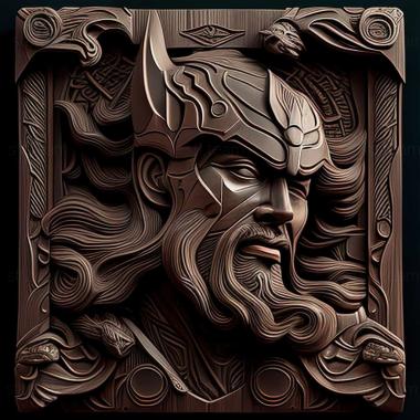 3D model Thor God of Thunder game (STL)